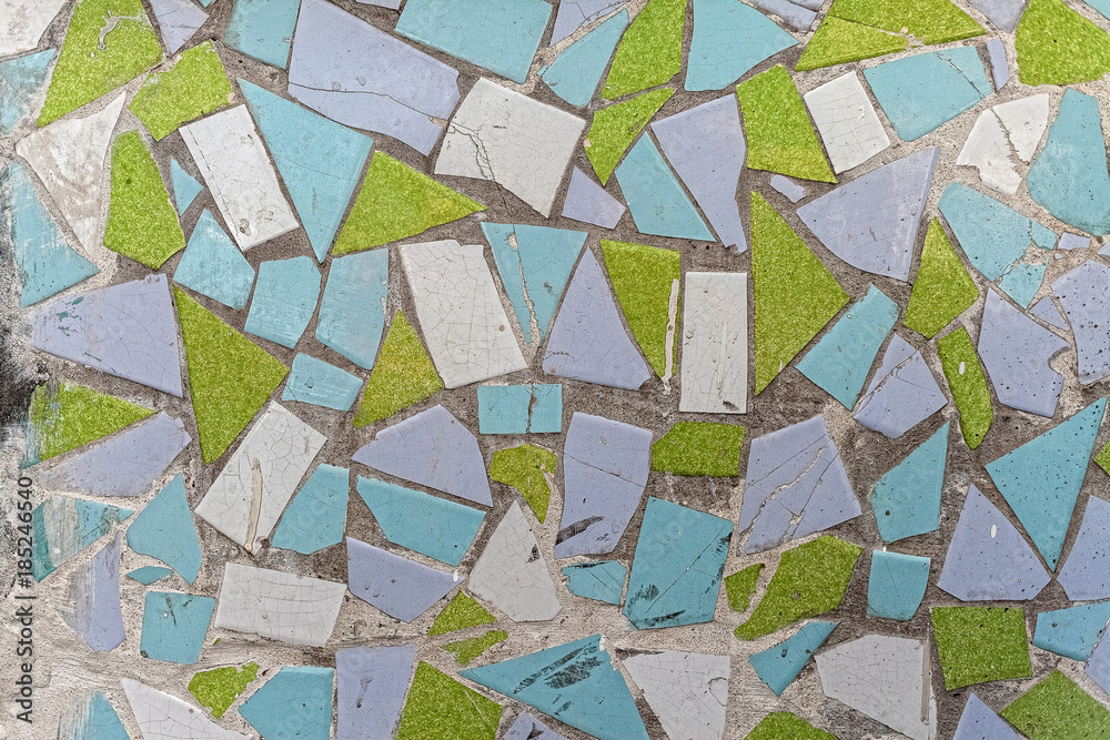 geometric shapes colorful tile