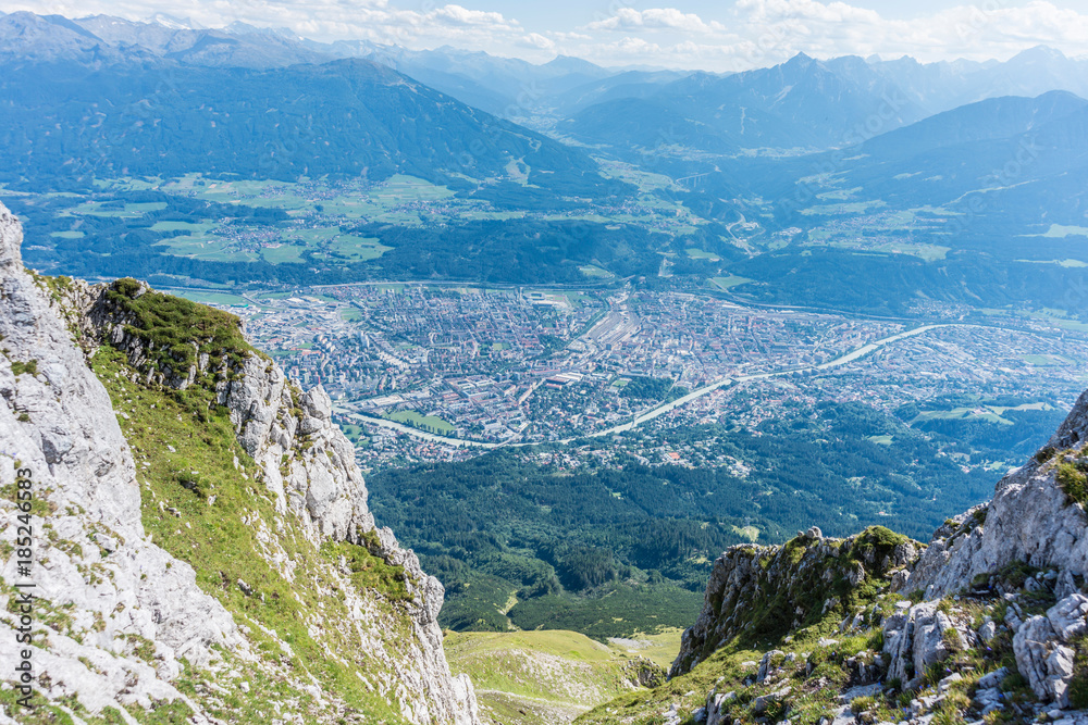 Nordkette mountain in Tyrol, Innsbruck, Austria.