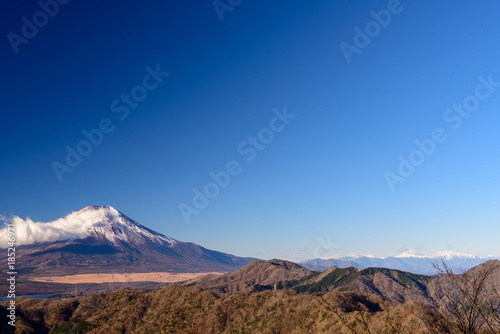 富士山とアルプス