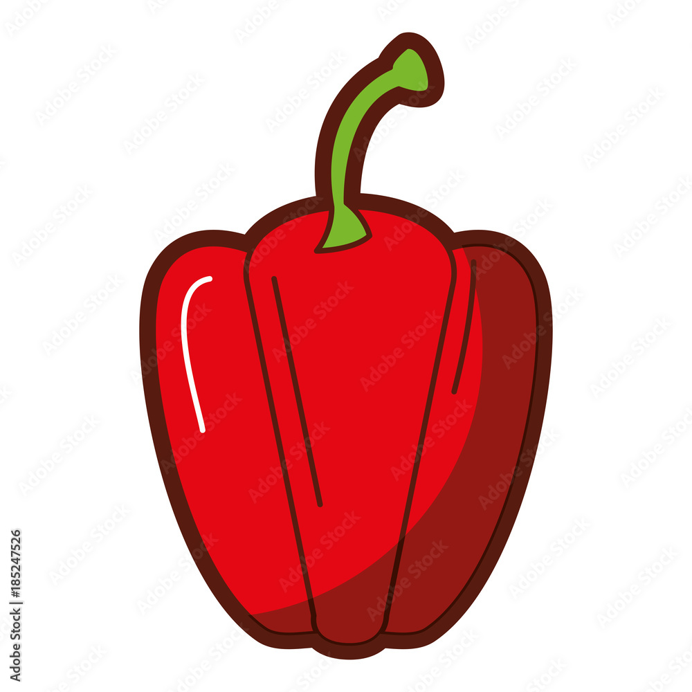 fresh pepper vegetable icon vector illustration design fresh pepper vegetable icon vector illustration design