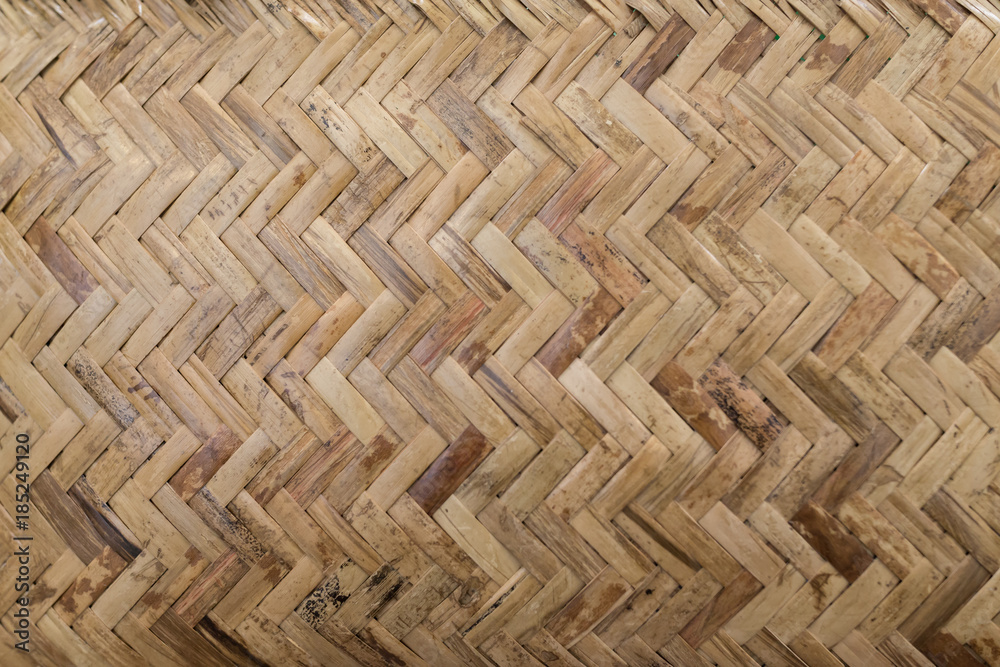 texture of Thai bamboo weaving texture of Thai bamboo weaving