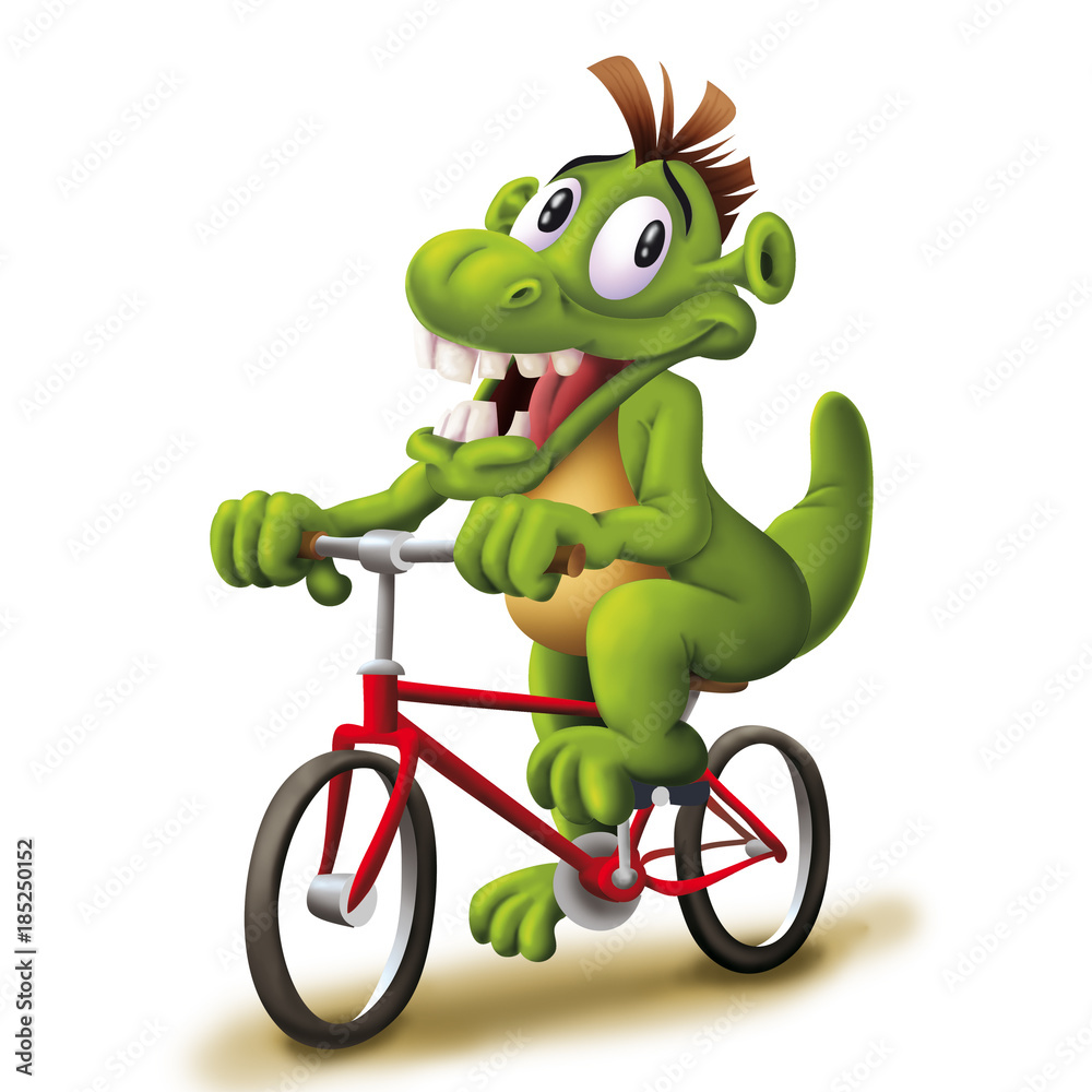 Green sale monster bike