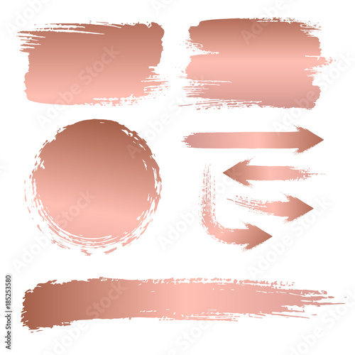 Set of brush strokes for the background of a billboard