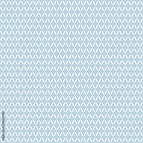 Abstract geometric pattern with squares, rhombuses. A seamless vector background. Blue and white graphic pattern.