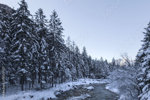 Winterlandschaft in Slowenien