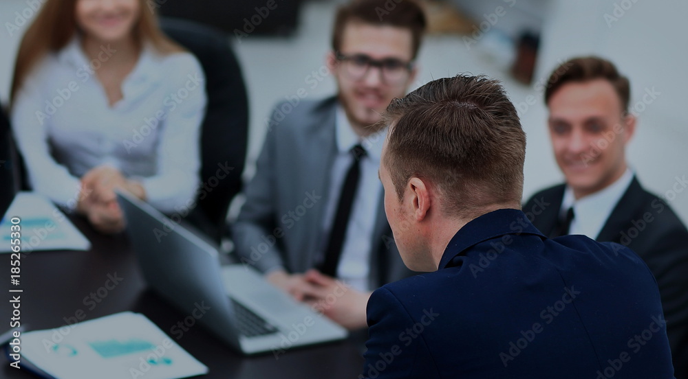 Businesspeople at business meeting, seminar or conference Businesspeople at business meeting, seminar or conference