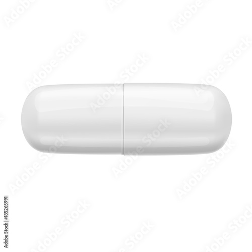 White capsule template