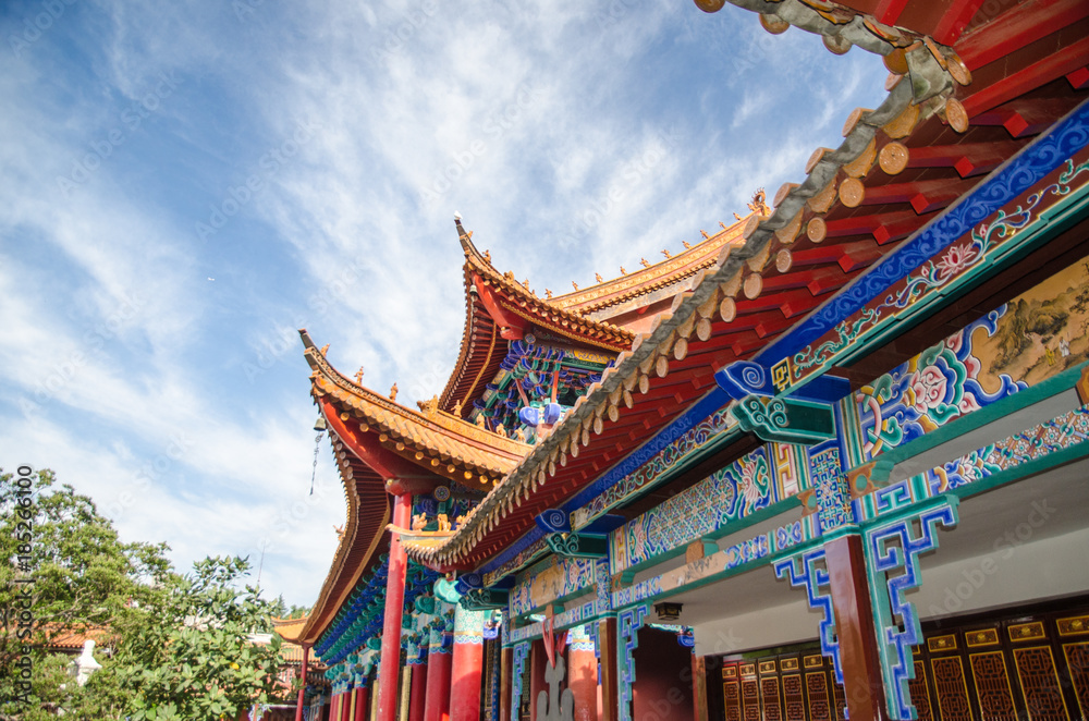 Chinese temple roof