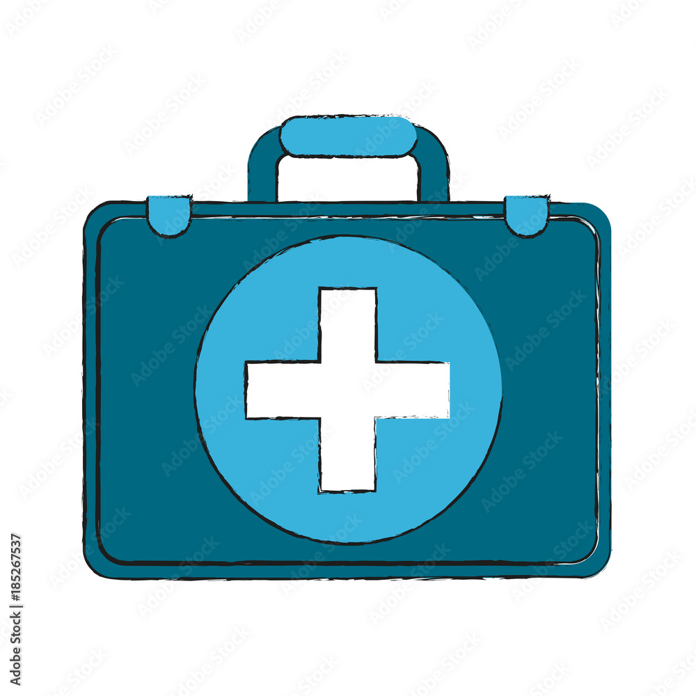 Obraz premium First aids suitcase