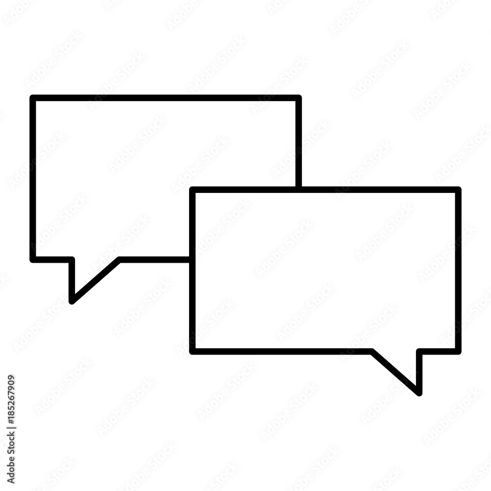 outline speech bubble message talk vector illustration outline image outline speech bubble message talk vector illustration outline image