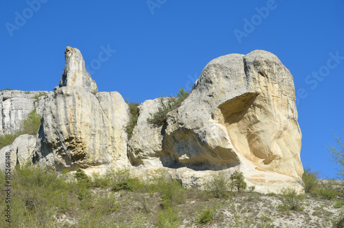 Крымские горы, Бахчисарай. Природные сфинксы долины реки Чурук-Су