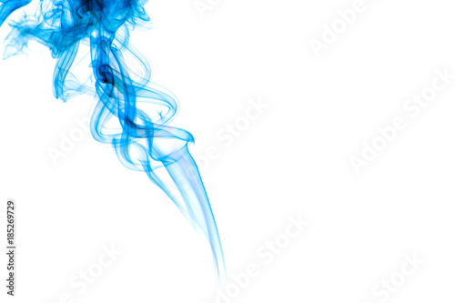 blue smoke abstract background close up blur