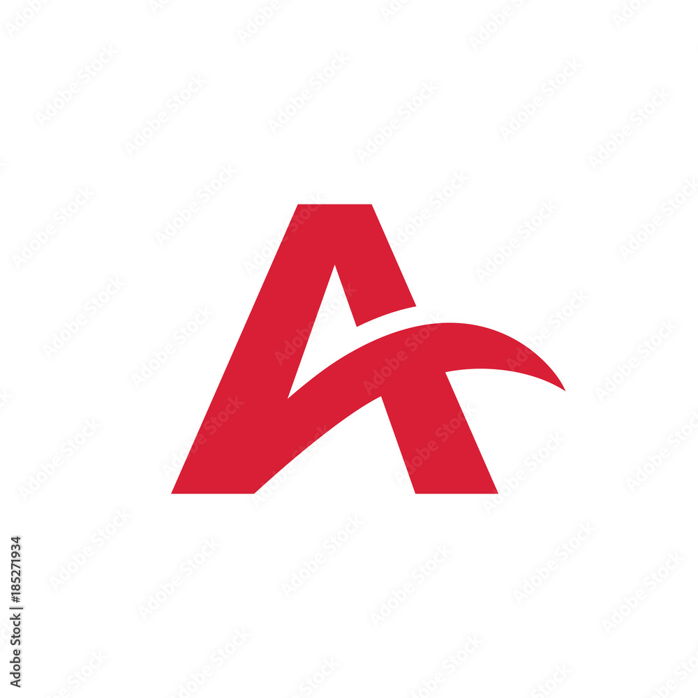 Letter A logo design Letter A logo design