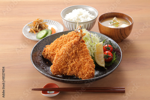 アジフライ定食