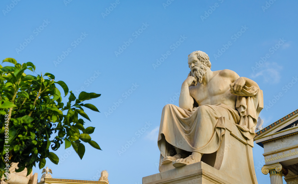 Greatest philosopher of antiquity, the majestic Socrates, reflects on the meaning of life.