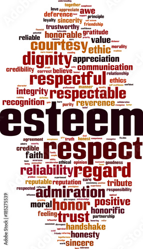 Esteem word cloud