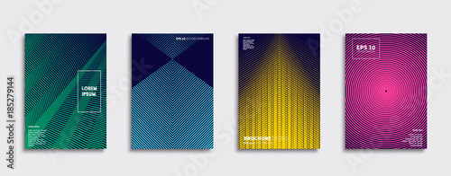 Vector cover designs. Future Poster template. Smartphone modern background set.