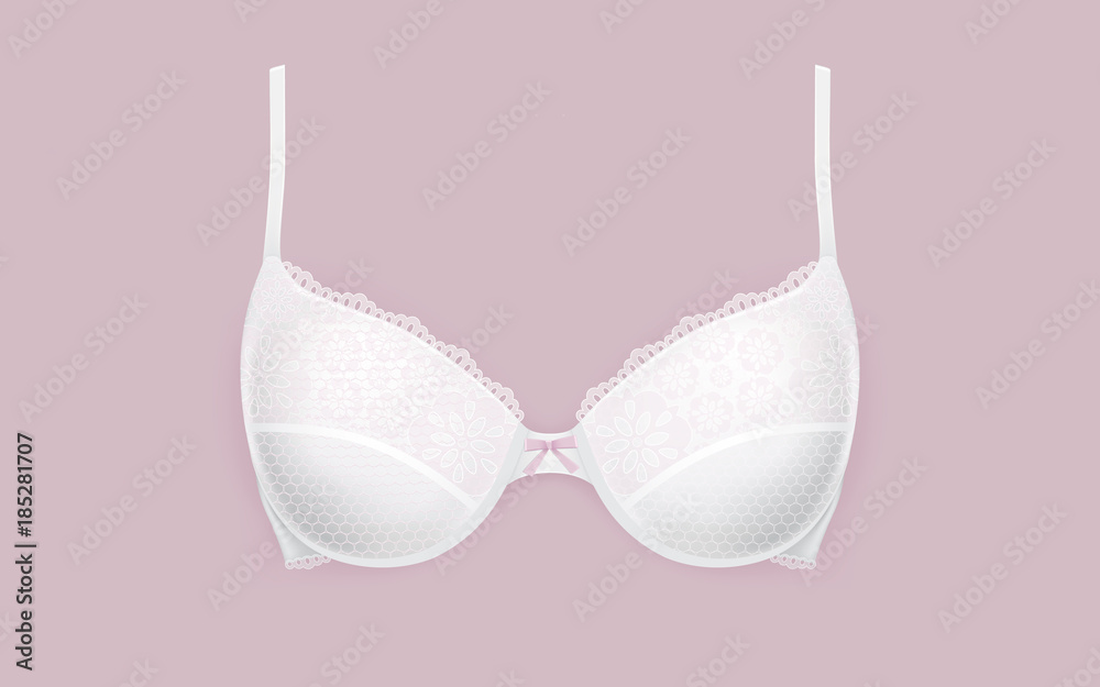 Vetor de Set of lingerie - bra underwire and french knickers