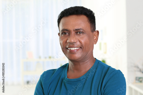 Portrait of mature African-...