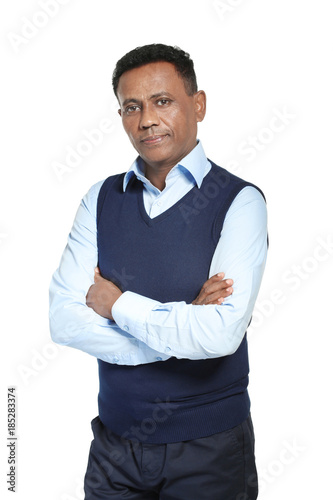 Mature African-American man...
