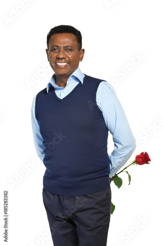 Mature African-American man...