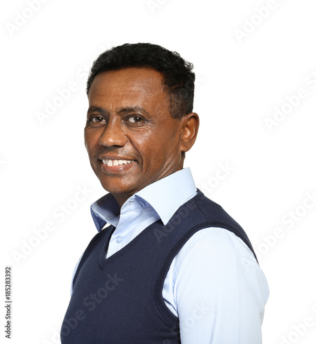 Mature African-American man...