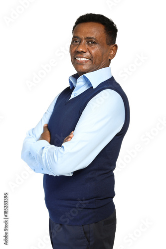 Mature African-American man...