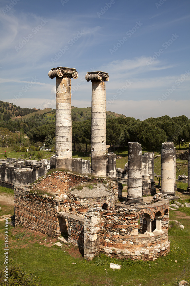 The Temple of Artemis, Sardes . Manisa - Turkey