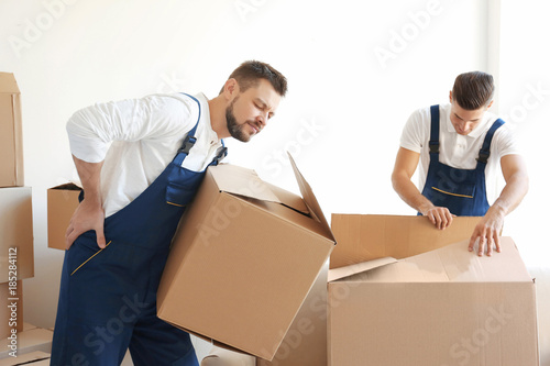 Delivery man suffering from...