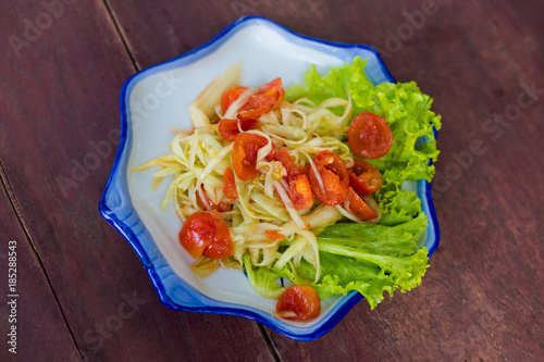 Papaya Tam Mak Houng salad photo