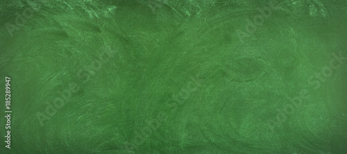 green chalkboard background. clean surface of the blackboard