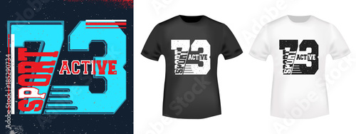 T-shirt print design