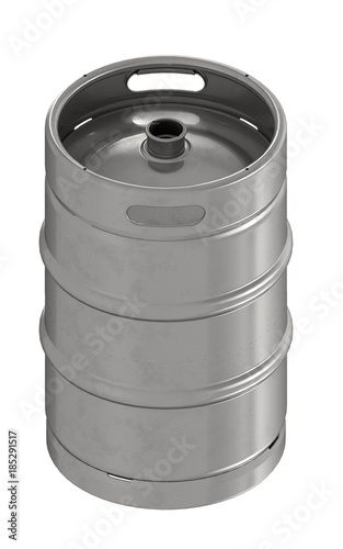 keg isolated stackable 3d render for beer background photo