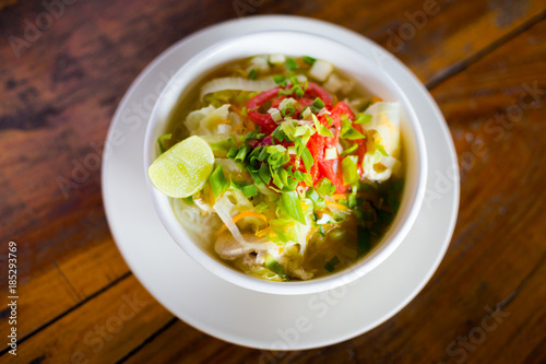 Lao hot sour vegetable soup