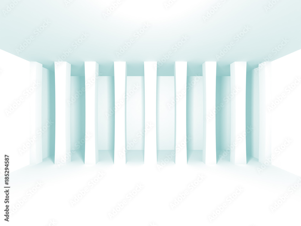 Obraz premium Abstract Modern White Architecture Background