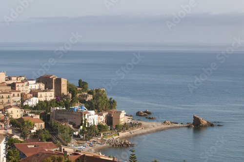 view of Castel di Tusa in Sicily