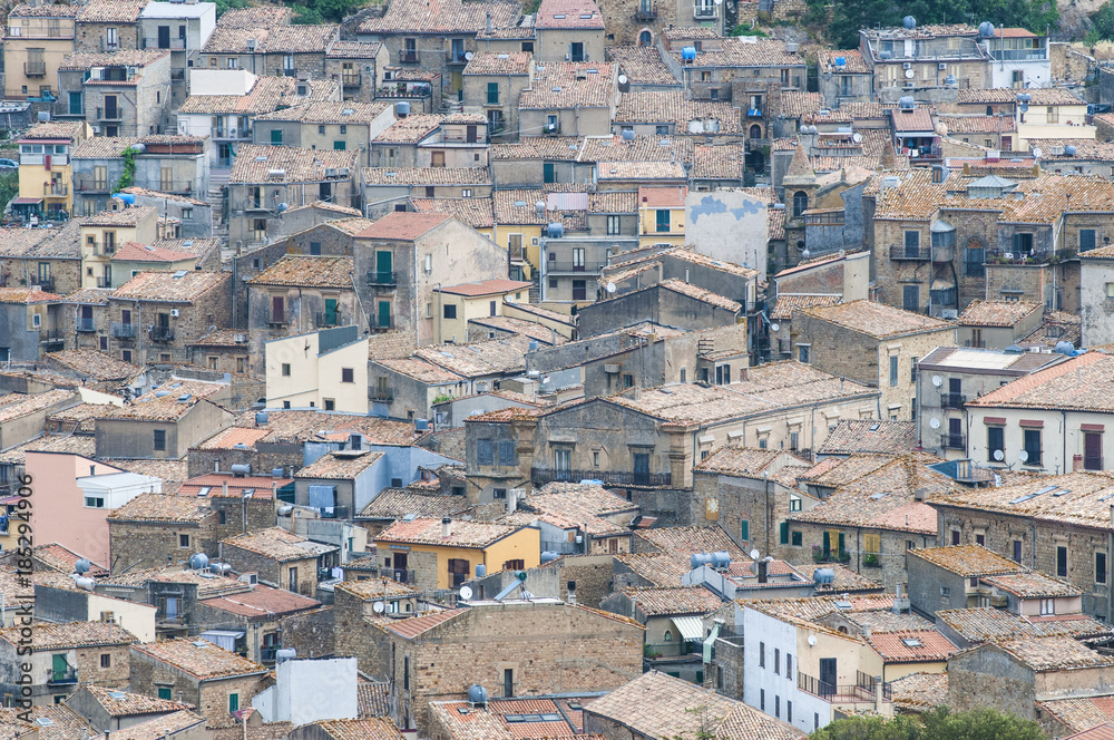 view of Mistretta in Sicily