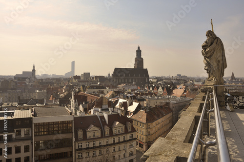 Panorama miasta Wrocław