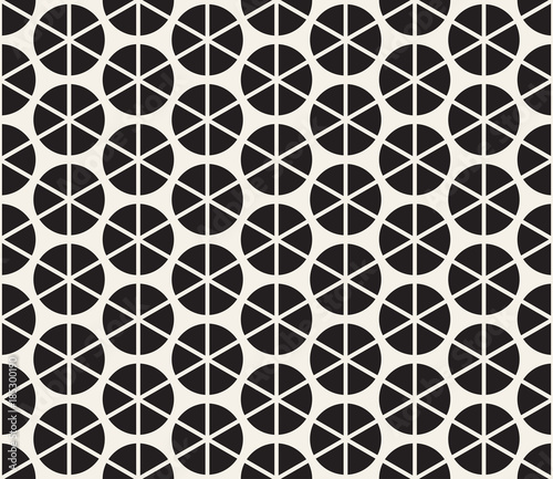 Vector seamless pattern. Modern stylish abstract texture. Repeating geometric tiling from striped elements