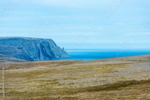 Route E69 in Finnmark, Northern Norway photo