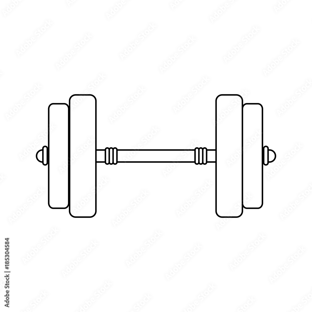 Dumbbell weight isolated Dumbbell weight isolated
