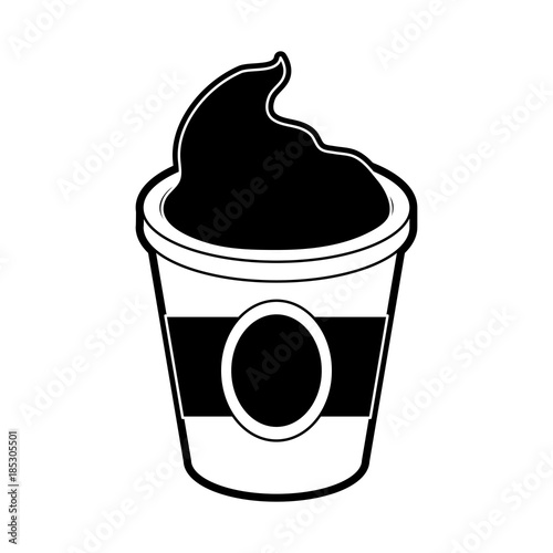 Capuccino drink cup