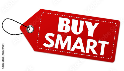 Buy smart  label or price tag