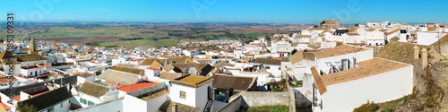 Panoramic view of Medina Sidonia, Spain photo