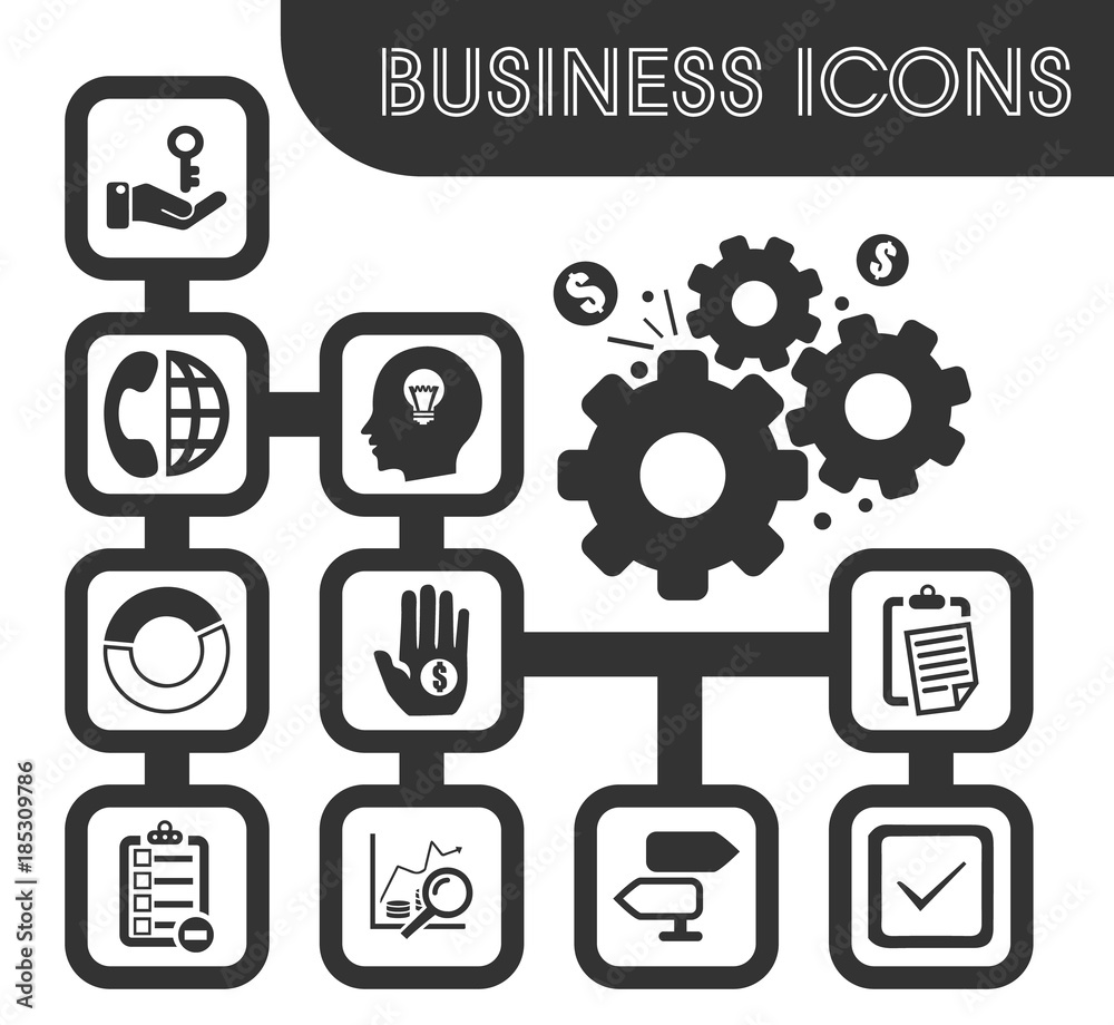 Business icons set Business icons set