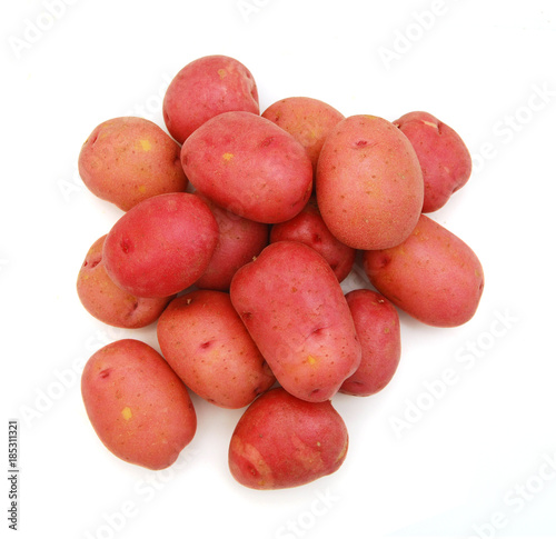 Red Potato with white background