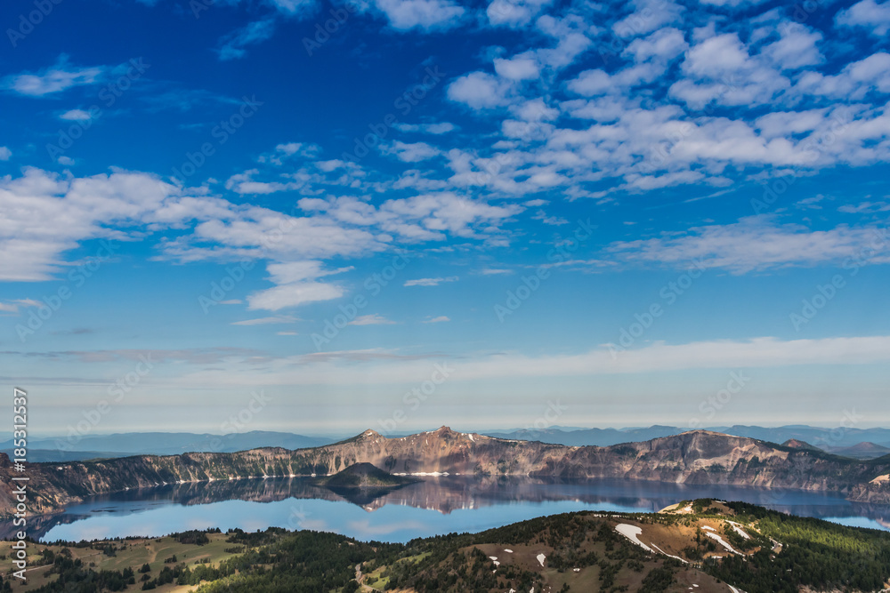 Crater Lake Reflections from Mount Scott