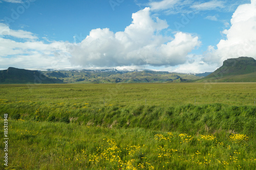 Beautiful landscape in summer,Iceland