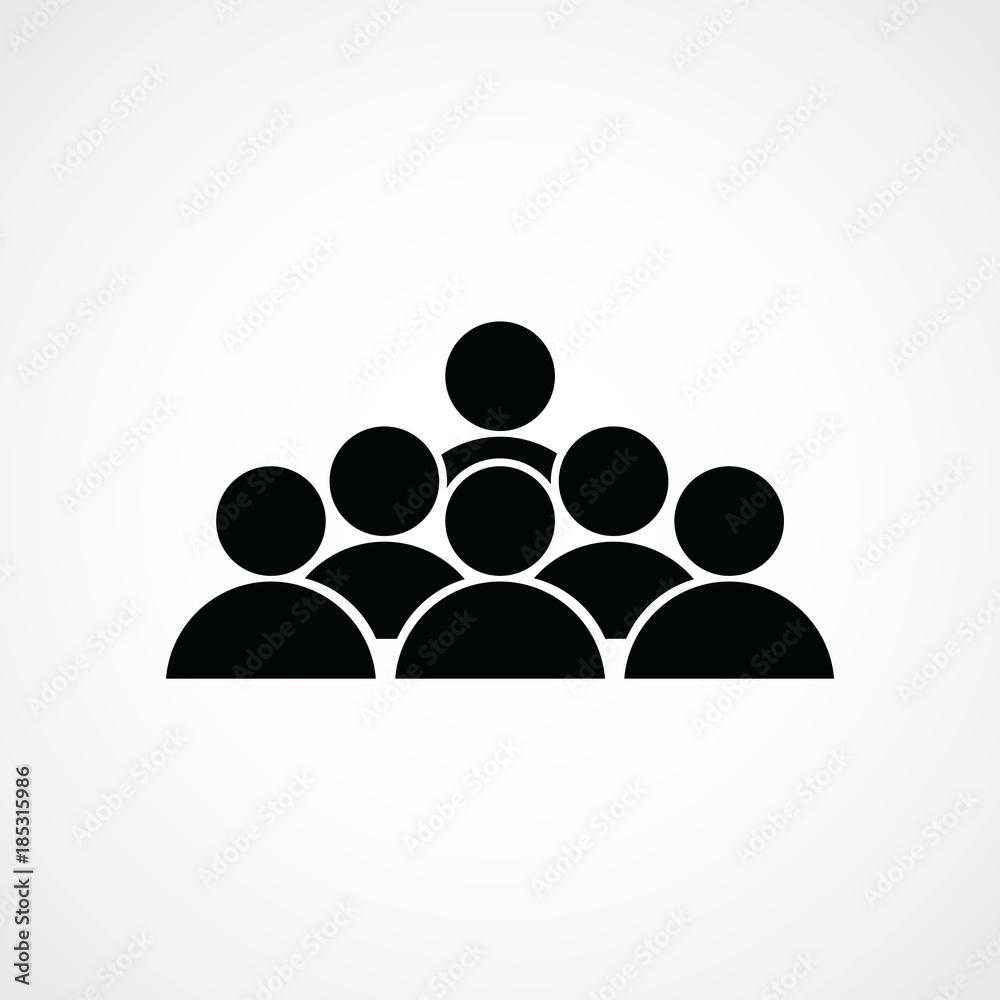 People Group Icon Vector Template Design People Group Icon Vector Template Design
