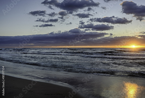 Sunrise at Delray Beach in Florida.